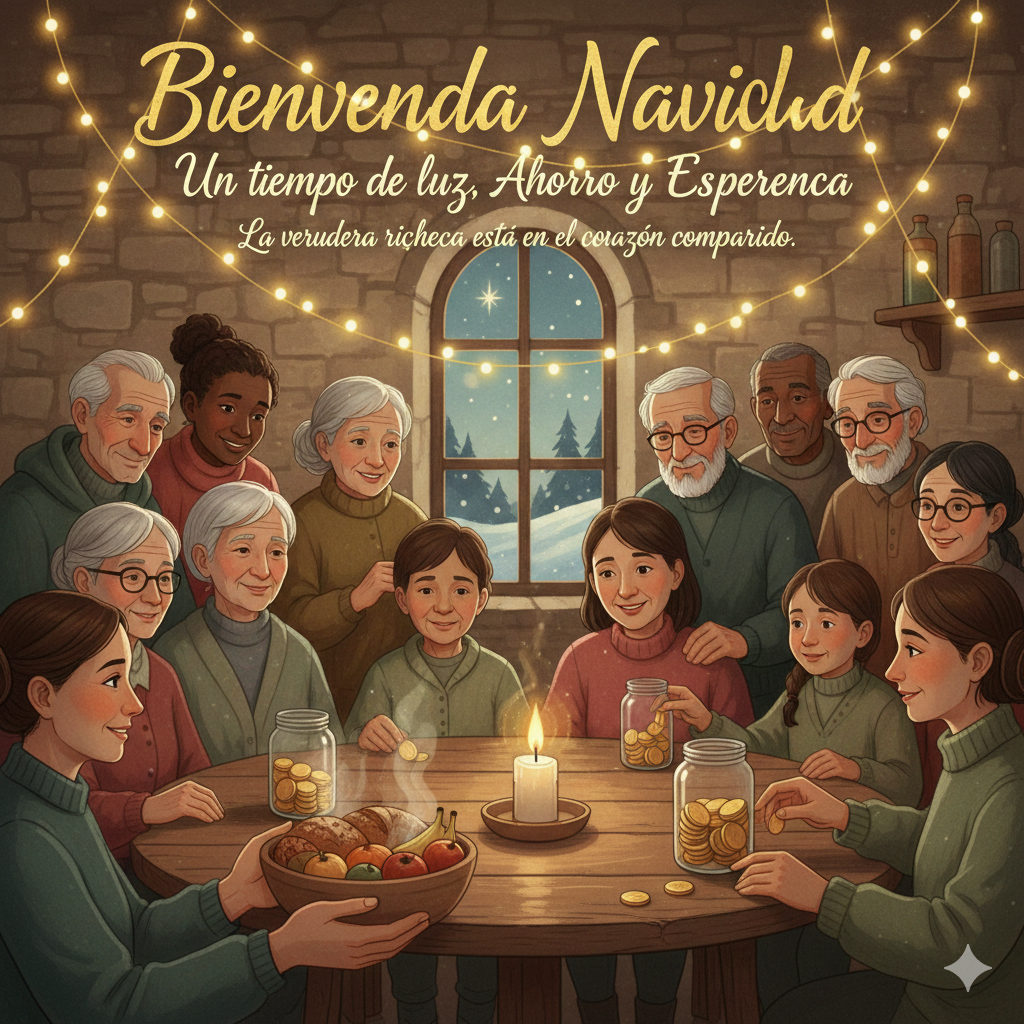 Bienvenida a la Navidad: tiempo de luz, ahorro y esperanza